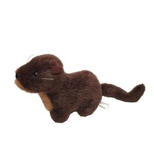 American Rivers Plush Otter Brown Small Stuffed Animal Toy